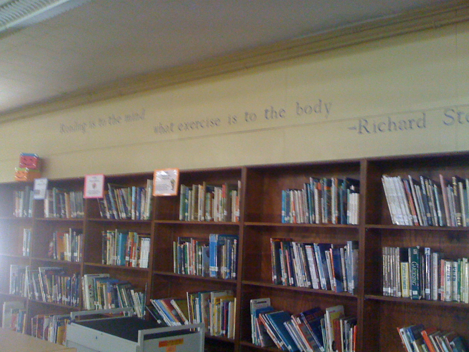 high school librarian